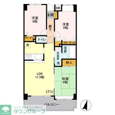 ブリリアントの物件間取画像